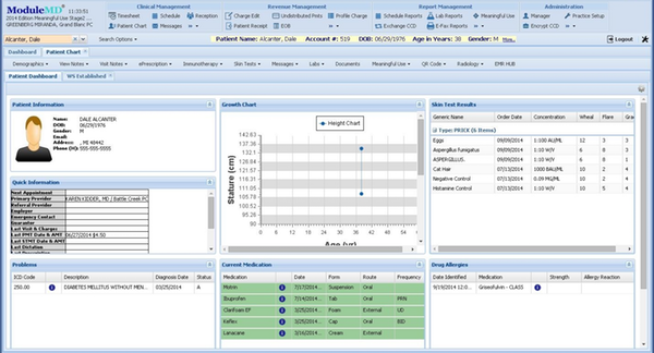 screenshot of Module MD